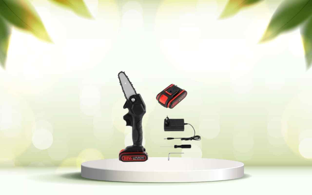 Scopri la mini motosega a batteria: pota e taglia con facilità e precisione